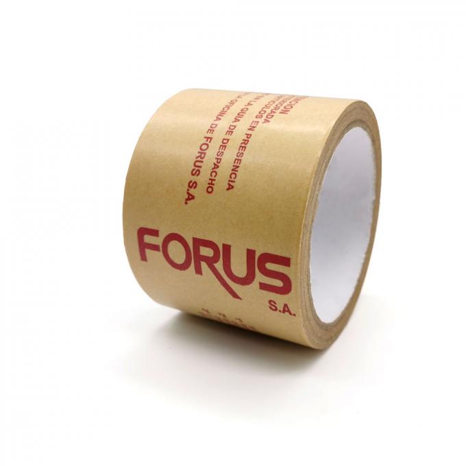 注文の印刷されたクラフト紙のシーリング テープ