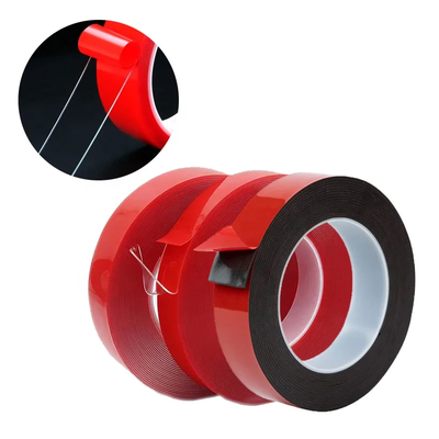 赤いラインナーとアクリル泡テープ 安全で長持ちの結合ソリューション