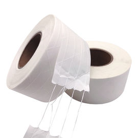 紙テープ白い粘着クラフト ガラス繊維のペーパー パッキング テープ水によって活動化させるロゴの印刷