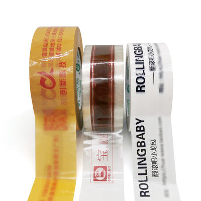 箱のシーリングのための透明で黄色く白いBoppのパッキング テープ