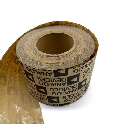 紙テープ卸売価格Eco友好的なブラウン単一の味方された印刷できるクラフト