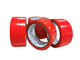 カスタマイズ可能なロゴの単一の味方された赤い残余をガム テープ