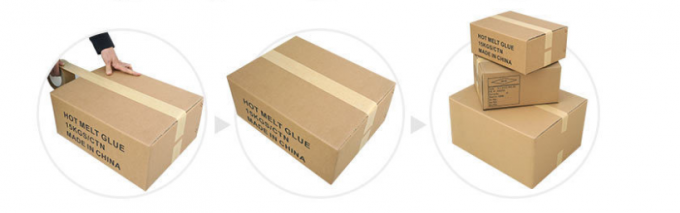 密封のカートンまたは箱の自己接着クラフト紙のガム・テープ