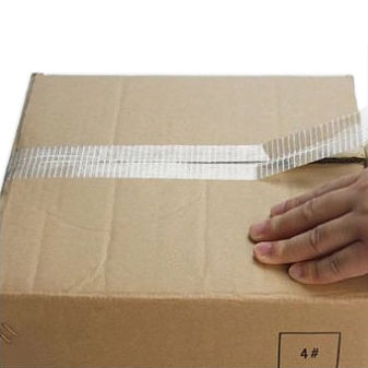 片面透明グラスファイバー粘着テープ、48mm*20mサイズ、150ミクロン厚さ、シーリングとマスキング用