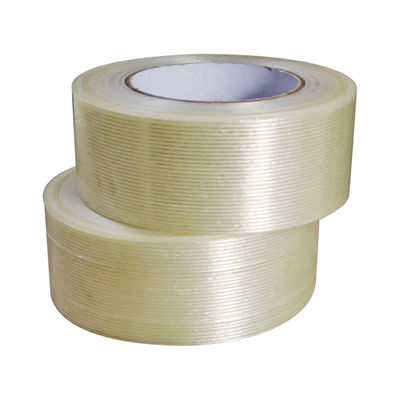150mic 厚さと48mm*40mのバンドリングのサイズを持つ防水モノオリエンテッドファイバーグラスフィラメントテープ