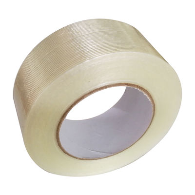 150mic 厚さと48mm*40mのバンドリングのサイズを持つ防水モノオリエンテッドファイバーグラスフィラメントテープ