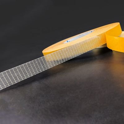 高粘着強度 双面ガラス繊維網状テープ 厚さ 220MIC PVC 天気帯と床