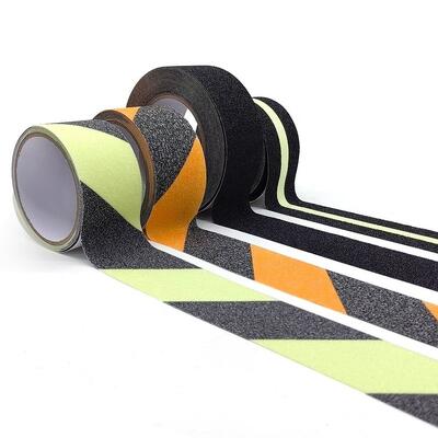 産業床危険区域用 研磨面フロアグリップストリップ 強力粘着